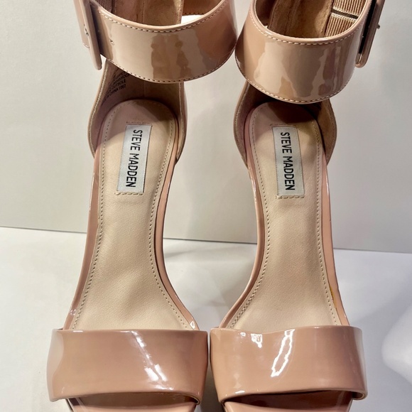 Steve Madden Platform Heels beige - Picture 10 of 11